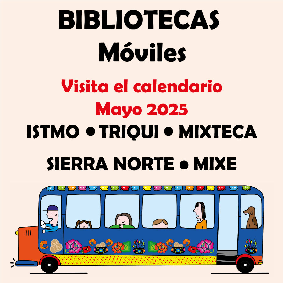 Bibliotecas móviles calendario MAYO 2025